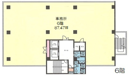 【間取り】 | マルイチビル | 6階