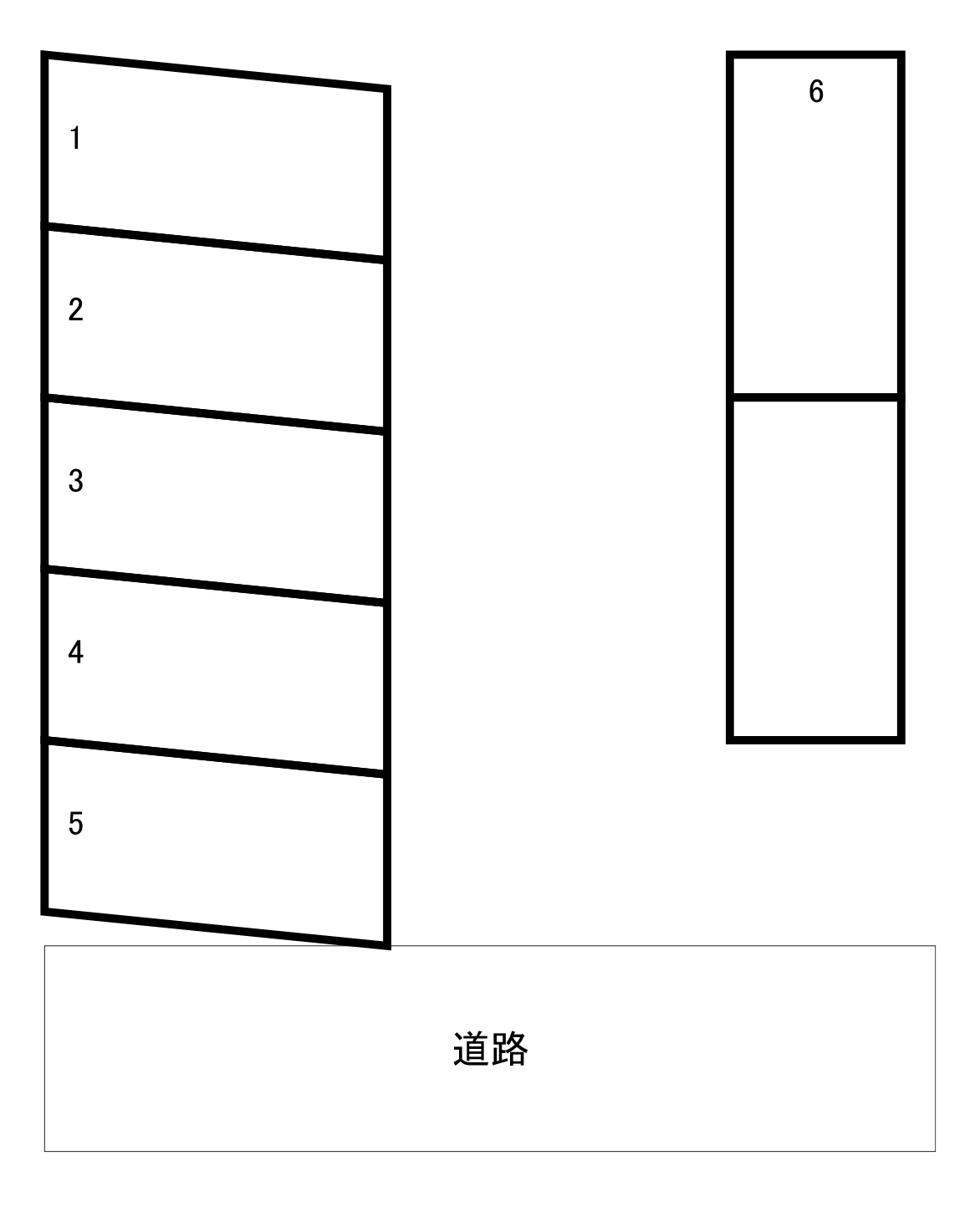正木屋緑町ビル駐車場の間取り