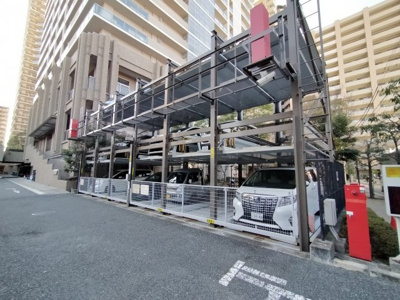 【駐車場】 | コムズシティ野江D棟 | 機械式の駐車場がございます。