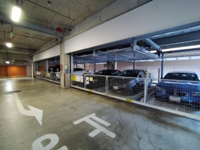 【駐車場】 | コムズシティ野江D棟 | 屋内駐車場もございます。