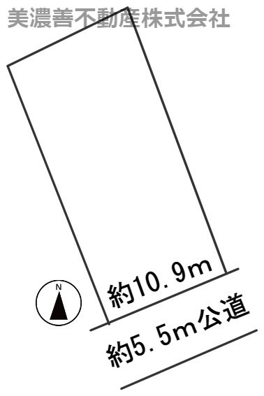 ５８０４９　安八郡安八町森部土地の区画図