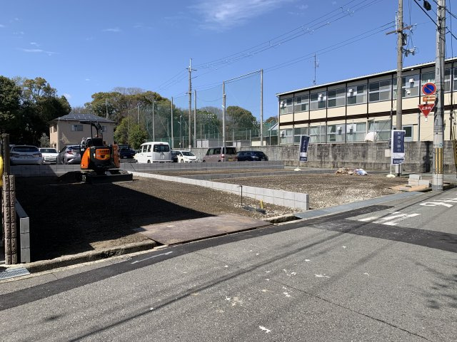 利倉西　3号地の前面道路含む現地写真|全体、3号地付近から