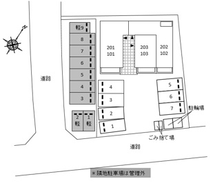【駐車場】
