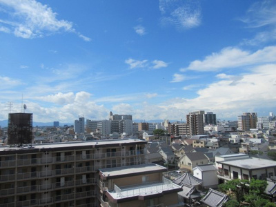 【展望】 | 小阪パークハイツ1号棟（河内小阪賃貸） | 眺望です