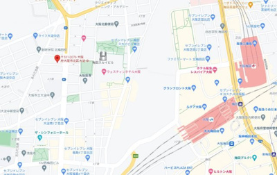 【地図】 | モダンアパートメント梅田North