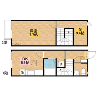 【間取り】 | リースランド平出Ｄ