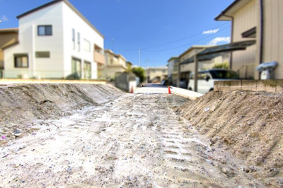 【外観】 | 城陽市寺田宮ノ谷　注文建築　建築条件なし　土地 | こちらのスペースは、駐車場（もしくはお庭）スペースとしてイメージをして下さい。
