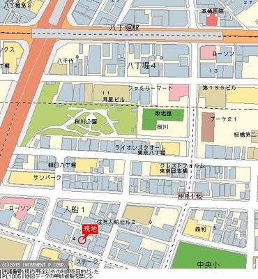 【地図】 | ネオアージュ八丁堀
