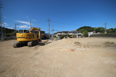 【外観】 | 大津市清風町36　売土地 | 2022年4月撮影、敷地奥から道路方向