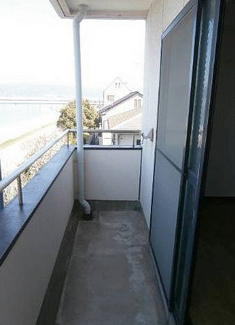 【バルコニー】 | 《鉄骨造9.65％☆》和歌山市伝法橋南ノ丁一棟マンション