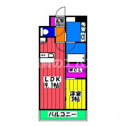 【間取り】 | サニークレスト東比恵Ⅱの間取り