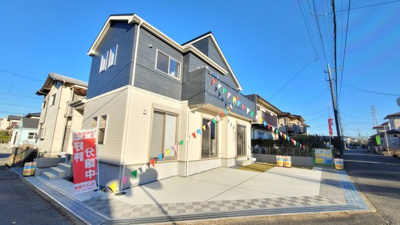 【外観】 | ブルーミングガーデン牛久市南４丁目４期（全１棟） | 住みやすさと快適さを兼ね揃えたお家です。ご内覧お待ちしております！お気軽にお問い合わせ下さい！