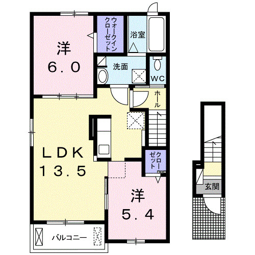 メゾン エインシェントⅡの間取り
