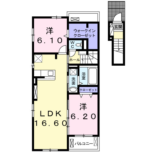 ラリュールの間取り