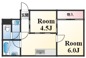 サングリーンハイツの間取り