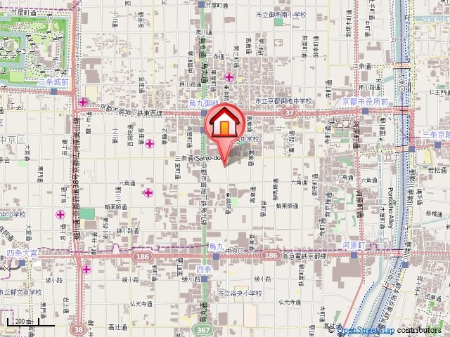 ディクティ三条の地図