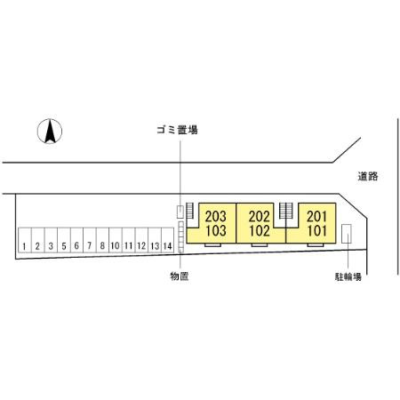 グランヴェールの区画図