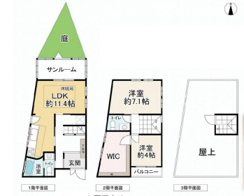 箕面市西小路1丁目　中古テラス