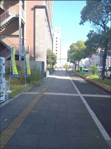 堺市堺区竜神橋町　土地の前面道路含む現地写真