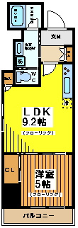 【間取り】 | ケルスコート笹塚