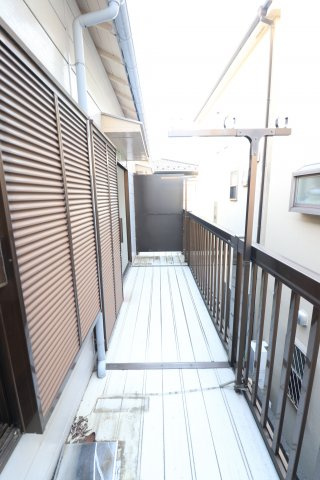 コーポ原のバルコニー