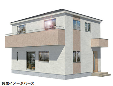 岡山市南区福成２丁目の新築一戸建の外観パース