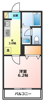 【間取り】 | グリーンハイツ城山