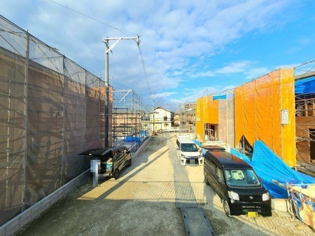 -sun court-サンコート-小倉北区黒原3丁目の前面道路含む現地写真|現地撮影　撮影日　R4,2,11【-sun court-サンコート-小倉北区黒原3丁目15号地】