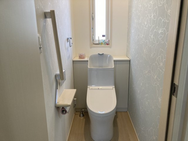 前橋市小相木町　積水ハウス施工　平屋中古住宅のトイレ|シンプルで使いやすいトイレです