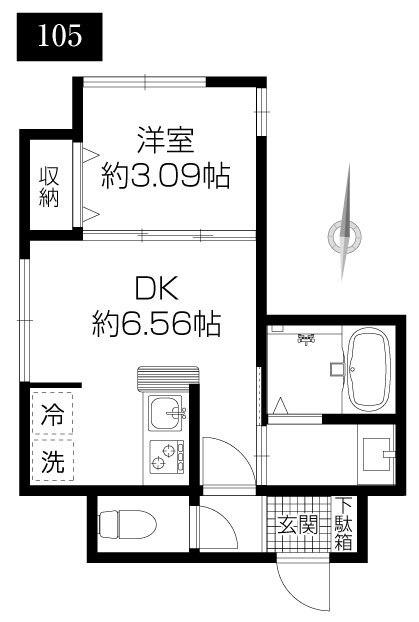 ＣＳ　ＧＡＲＤＥＮ　小川の間取り