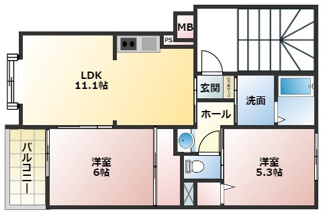 【間取り】 | 大久良ハイツ