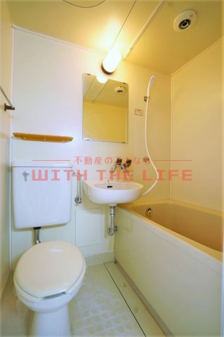 花畑駅前ビル【キャンペーン対象物件】の浴室|ゆったり過ごせるお風呂です