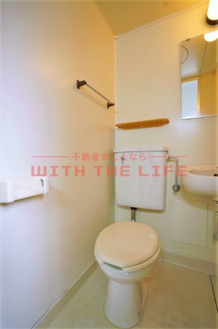 花畑駅前ビル【キャンペーン対象物件】のトイレ|シンプルで使いやすいトイレです