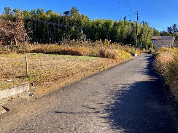 【前面道路含む現地写真】 | つくば市高崎　約39坪売地
