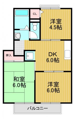 フレールの間取り