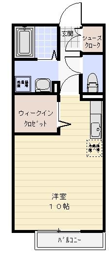 楽園　A棟の間取り