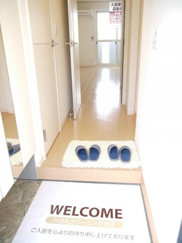 楽園　A棟の玄関