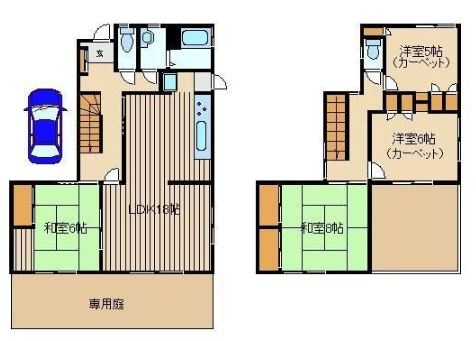 【間取り】 | 富士見台2丁目戸建て