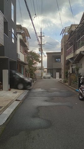 堺市南区和田東　一戸建の前面道路含む現地写真