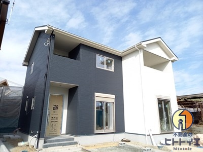 八女市吉田1期　３号棟のエントランス