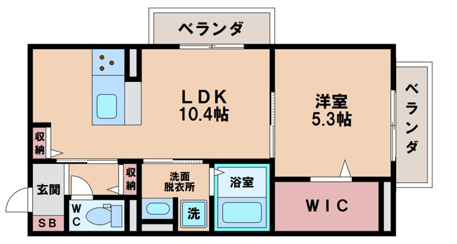 【間取り】 | Sinfaria YUZATO B棟