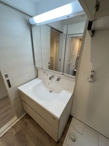 アルテマイスター谷川Ⅱの独立洗面台