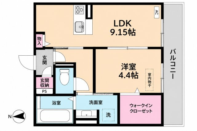 【間取り】 | Sinfaria YUZATO A棟