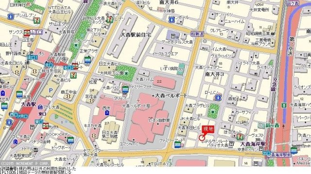 【地図】 | 藤和シティコープ大森