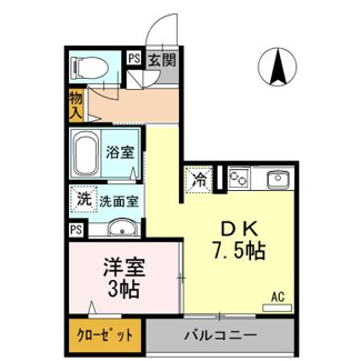 【間取り】 | セジュールオッツＭ