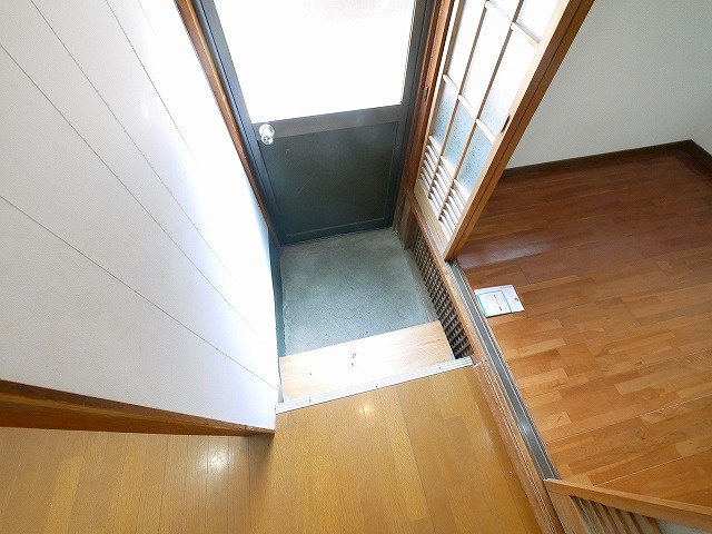 北袋町貸家の玄関