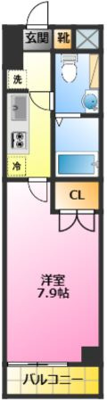 Ｋ・Ｓ元住吉の間取り|スーパー至近♪２駅利用可♪
