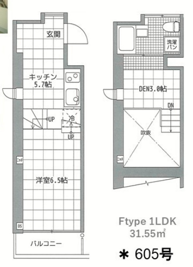 【間取り】 | ミッドスクエア難波
