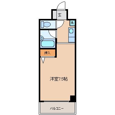 【間取り】 | クレール東天満