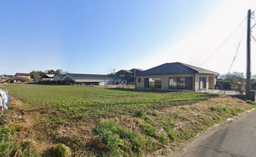 都城市志比田町の売地の外観